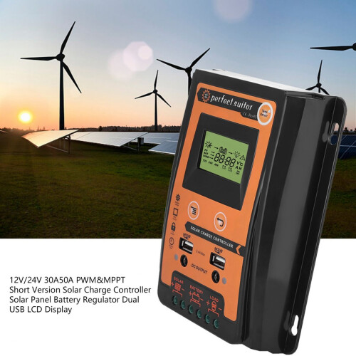 Ηλιακός ελεγκτής φόρτισης 12V24V MPPT Ηλιακός ελεγκτής φόρτισης Μέγιστη τάση εισόδου 1