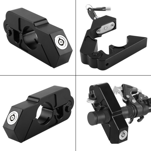 Κλείδωμα μοτοσικλέτας βαρέως τύπου Lock4Motorcycles, Universal με συμβατότητα μπροστινού 2
