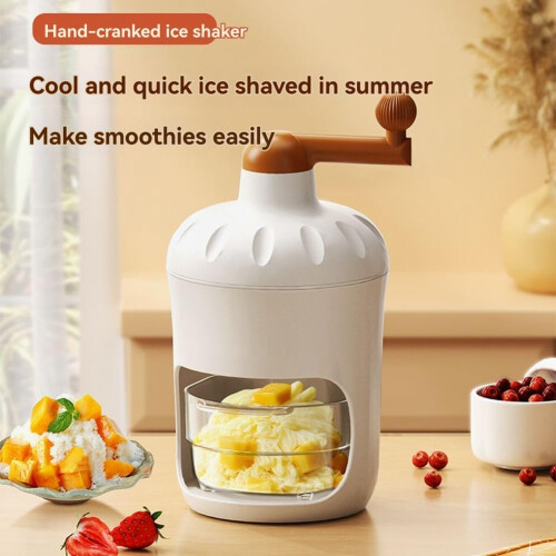 Hand Crank Ice Maker for Home Use, Manual Ice Maker, Ice Crusher, Summer Use, Smoothie Maker 1