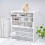 Stackable Desk Storage Box for Makeup, Office, Craft (25x15x16cm) 5