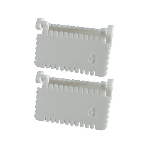 2Pcs Hinged Sewing Template Ruler Fabric Edges Locking-8