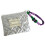 Stylish Fabric Envelope Cosmetic Bag Embossed Designs-Purple 1