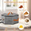 Spacious Foldable Travel Hat Organizers For Women-Light Grey 6