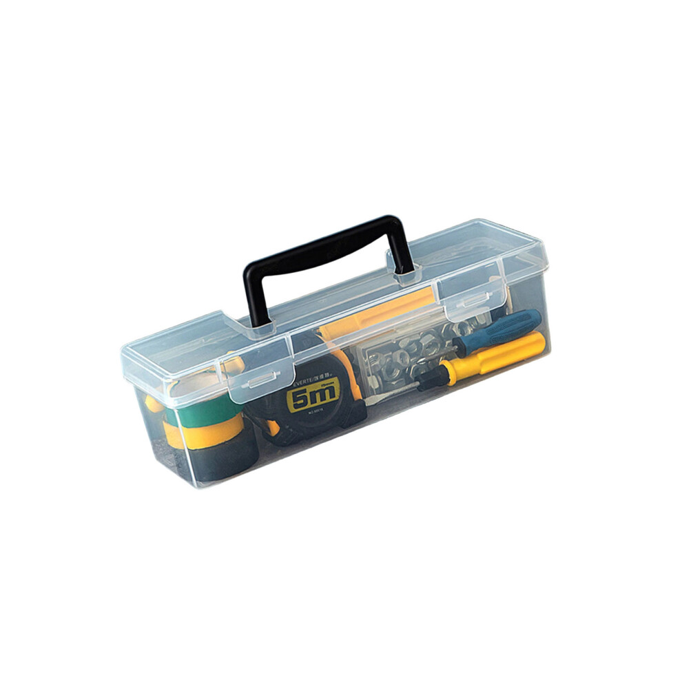 Transparent Tool Organiser Box With Portable Carry-Black 2 7751000545970