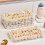 Clear Stackable Freezer Food Box For Kitchen-White 2 3