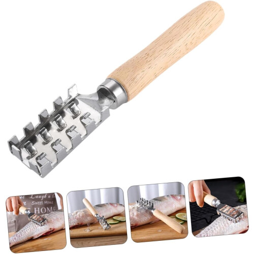 2 pieces fish scale remover Quick and Practical fish cleaning tools for home restaurant and and Safe Material 2