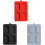 2 Pack Multipurpose Silicone Toaster Covers Silicone Covers Toaster Bread Toaster Silicone Texture Black Ref: 5493 5
