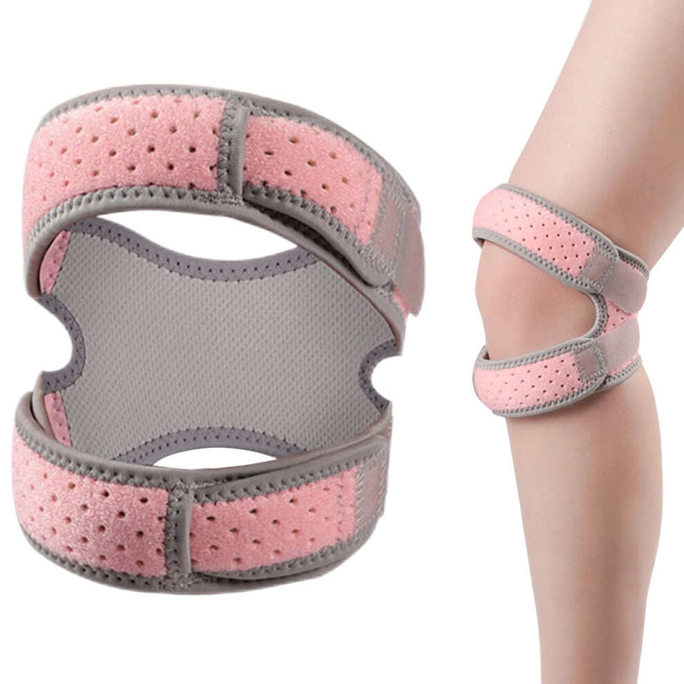 Patellar Support Strap, Adjustable Knee Brace, Patella Knee Brace for Hiking, Football, Basketball, Running, Jumper, Tennis, Tendonitis, Volleyball