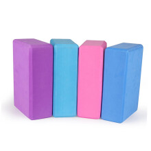 1 Satz Eva Yoga Block Set Yoga with fitness belt for exercises training block for flexibility and balance nonslip surface random colors random color
