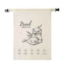 Washable Bees Wax Bread Bag Washable Reusable Cotton- beiges