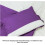 Deep Blue Sleeping Bag Liner with Pillow Case Polyester Travel Carry Sheet 5