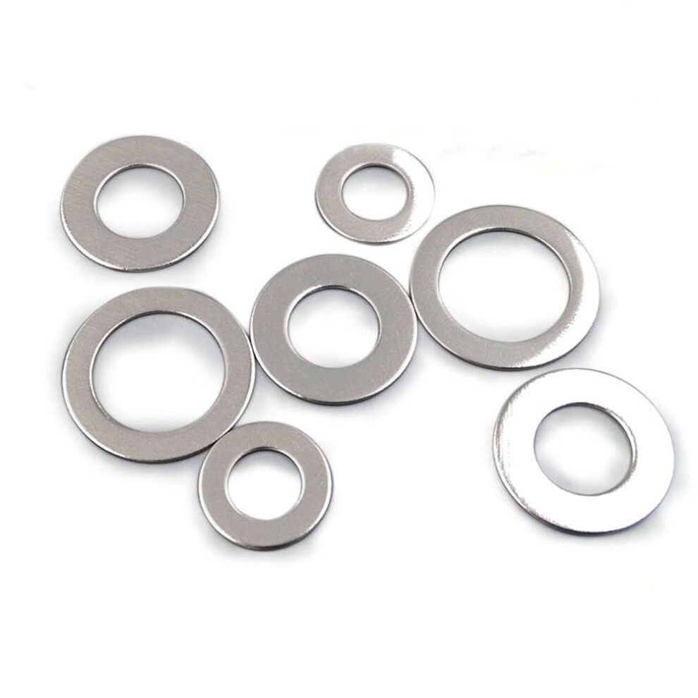 100 Pieces 304 Stainless Steel Washers, Used In Micromotors, Power Tools, Hardware Parts, Mechanical Components, Mold Manufacturing, M3 X 5 X 0.5 Mm. 9365049578189
