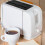 Set with 2 silicone dustproof covers for toaster and bread machine Black 2