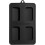 Set with 2 silicone dustproof covers for toaster and bread machine Black 4
