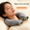 Fleece Covered Hot Water Neck Wrap For Shoulder Ergonomic-brown 7