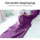 Sleeping Bag Liner for Outdoor Camping, Hiking, Hotel, Foldable, 4