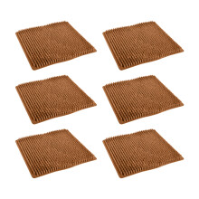 Eggs Laying Pad 6pcs Plastic Chicken Nesting Mats-brown