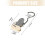 Rotating Nonrust Steel Clothes Pins Enhancing Spring-White 5