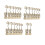 Rotating Nonrust Steel Clothes Pins Enhancing Spring-White 1