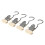 Rotating Nonrust Steel Clothes Pins Enhancing Spring-White 7