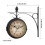 Creative Double Side Wall Clock Hanging Wall Clocks Home-White 4