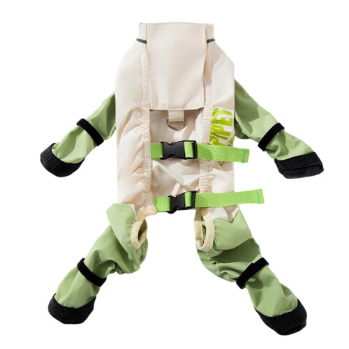 Waterproof Rain-Proof Mud-Proof Leggings for Small-Green M