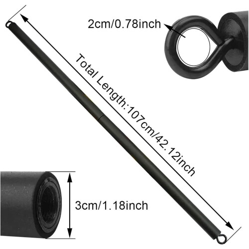 Lat Pull Bar Pilates Bar Training LAT Pull Down Bar Cable Machine Attachment Bar for Full Shaping Gym Shoulder (1) 1