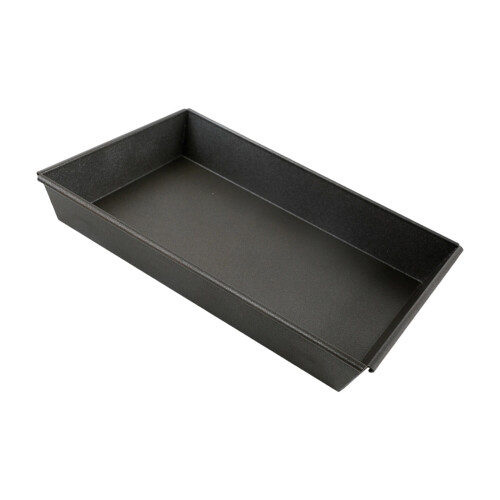 Commercial Aluminum Alloy Pizza Pan Rectangular 5cm Depth-13X9