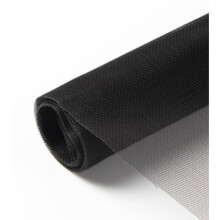 Screen Window Net Selfinstalled Invisible Screen Door Antimosquito Net 80x80cm Black