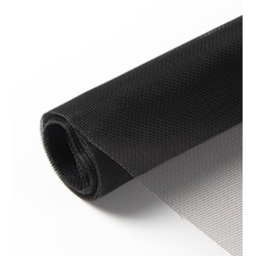 Screen Window Net Selfinstalled Invisible Screen Door Antimosquito Net 80x80cm Black