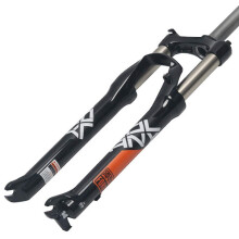 MTB Fork 24 Inch Oil Spring 28.6mm 110mm Travel Disc Brake HL QR 9mm 1780g Orange
