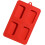 2PCS Silicone Dustproof Covers EasytoClean Silicone Covers Bread Maker Cover Suitable for Toasters and Bread Machines Red 5