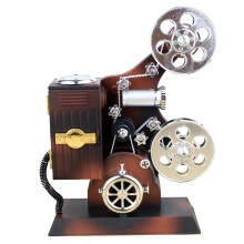Wind Up Clockworks Mechanisme Speeldoos Retro Filmprojector-A