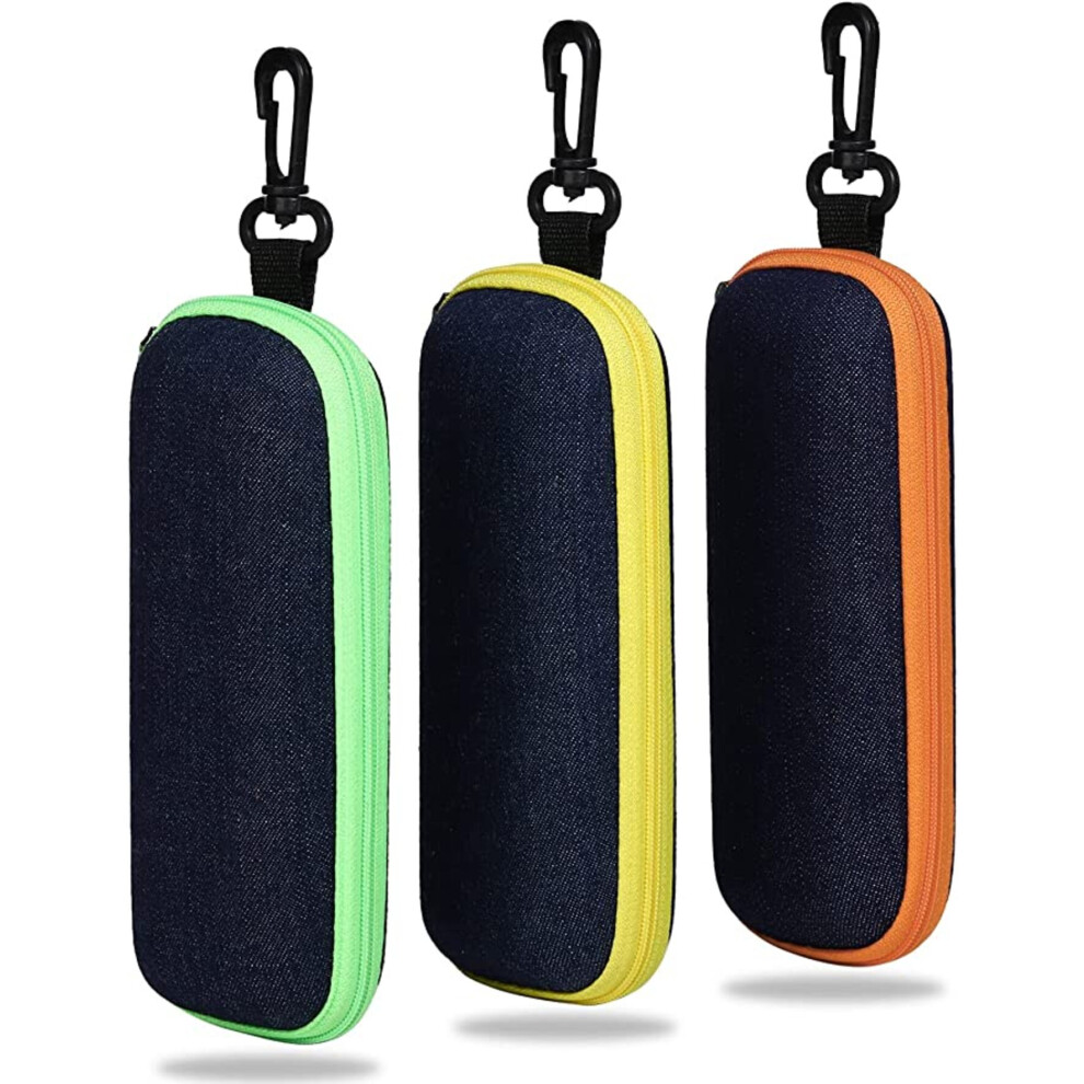 Delicate Gift Eyewear Organizer, Universal Size Zipper Closure Glasses Case, Stylish Eyewear Organizer with Hook, Portable Design Travel Eyeglasses Ca