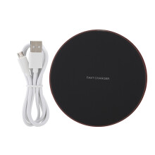 Wireless Charging Pad For Iphone Samsung, Fast Wireless Charging Slim Design With Smart Indicator Light, Overvoltage Protection Portable Charger Compa