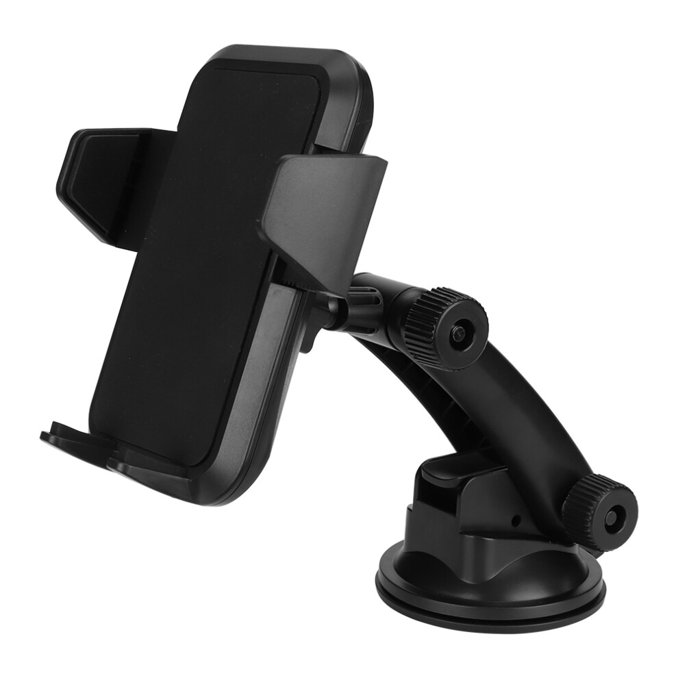 Car Phone Holder For Windshield Dashboard, Universal Compatibility Extendable Longer Arms With 360 Rotation System Quick Release Button Rotatable And 9486358078488