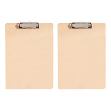 Prancheta de madeira resistente, superfície lisa para escrita, ideal para escritórios, hospitais ou escolas. Pacote com várias pranchetas para