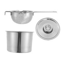 Melting Pot Chocolate Fountain Double Cooking Pot Steam Pan with Lid