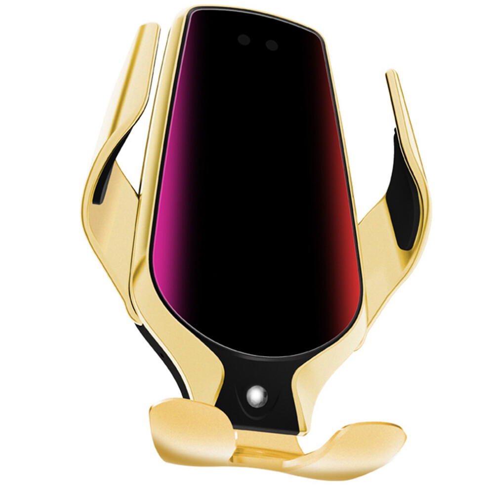 Wireless Car Charger With Automatic Clamping Smart Gravity Sensing Technology Qi Fast Charging 360 Degree Rotatable Vent Mount For Safe Driving Design 9486358078976