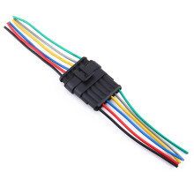 Connettore a 3 pin per sistemi elettrici di veicoli, connettore impermeabile con design universale sigillato, collegamento sicuro dei cavi,