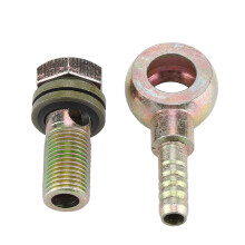 Nauwkeurig bewerkte banjo-bout, duurzame metalen brandstofleidingadapter, geschikt voor 4 motoren, hoge temperatuurbestendigheid, oliestroom zonder
