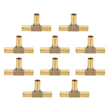 Raccordo riduttore per tubo flessibile, raccordo a T in ottone per tubi flessibili, tenuta ermetica con fascetta stringitubo, elevata resistenza,