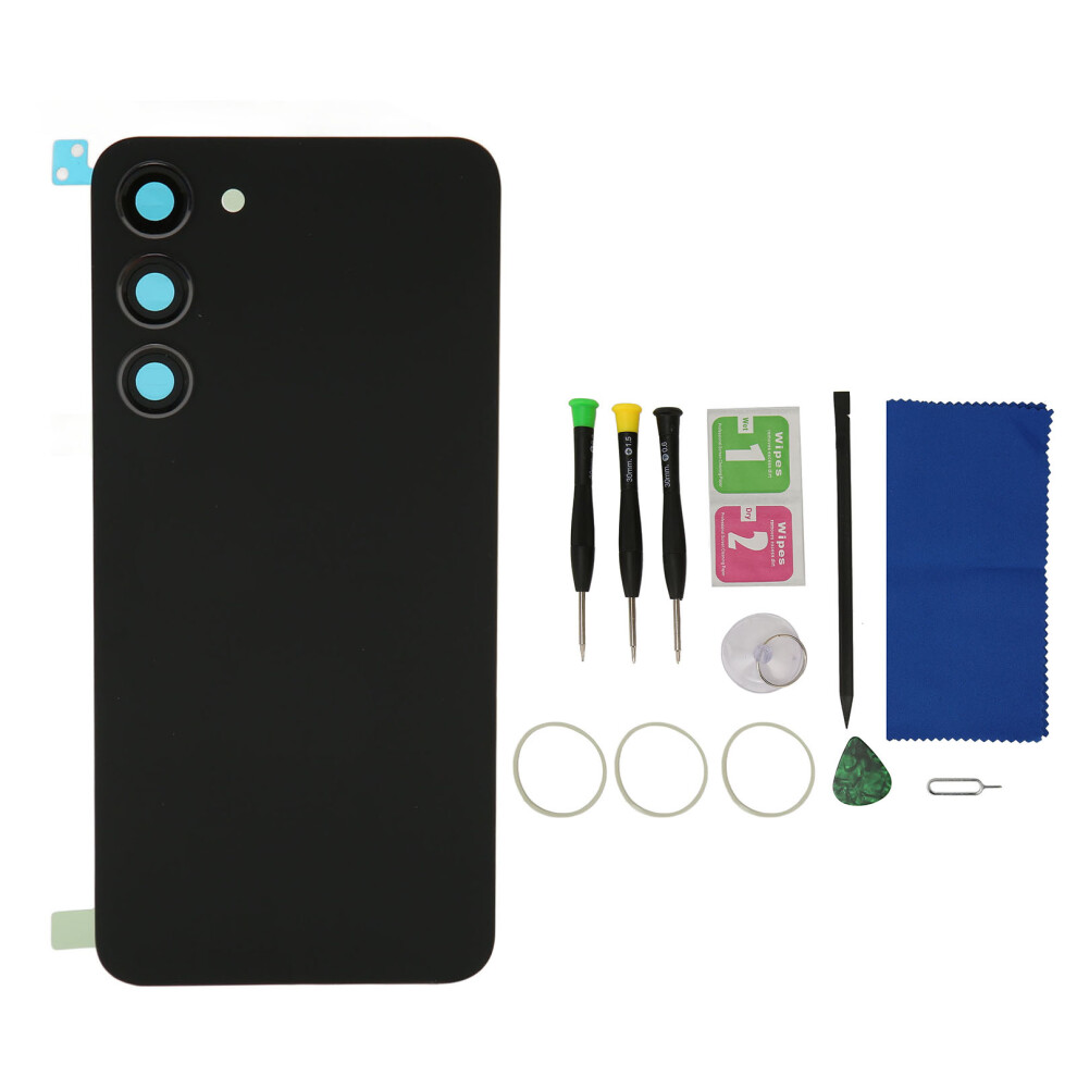 Back Glass Replacement For Galaxy S23 Plus Premium Original Quality Waterproof Housing Door With Pre-Installed Camera Lens And Full Set Toolkit For Ea 9486358079799