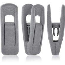 Garment Guardian, pinces à cintres en velours, idéales pour suspendre cravates et foulards, leur durabilité garantit une performance longue durée