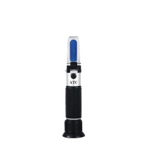 Sugar Brix Meter 032% Brix Refractometer Brix Meter Beer Hand Sugar Meter ATC Optical Tester Easy to Clean and Store A 032%