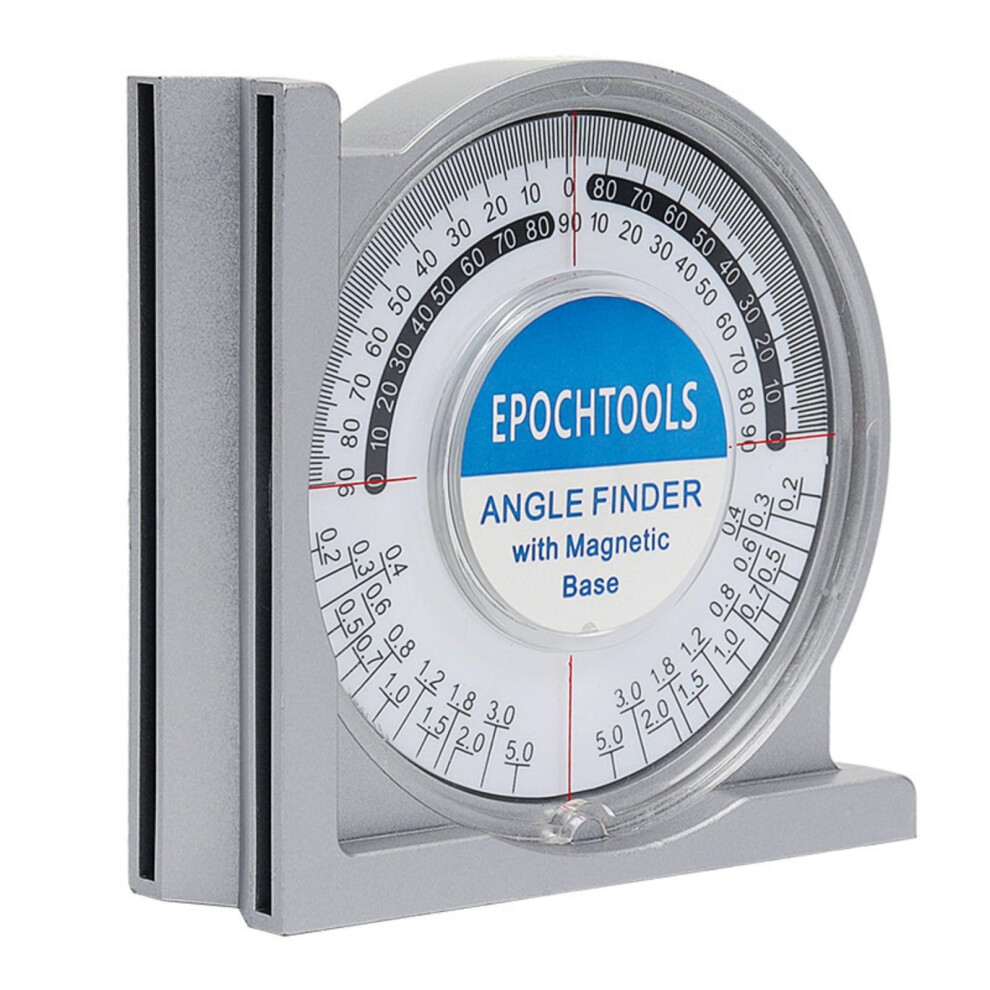 Multifunctional Inclinometer Angle Finder For Roof Angles Household Industry (Grey, 9.5Cm) 9426802080957