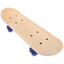 Double Tail Skateboard Deck with Wheels for Kids, Beginners, Painting