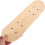 Double Tail Skateboard Deck with Wheels for Kids, Beginners, Painting 2