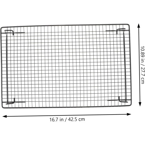 BBQ cake rack Large baker cake pans with rim for baking racks 1