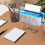A6 Small Manual Shredder, Under Silicone NonSlip, for Documents, Home Office 2